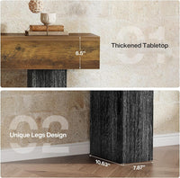 63" Console Table, Farmhouse Entryway Table Behind The Couch
