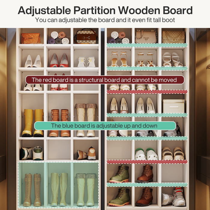 9-Tier Shoe Storage Cabinet