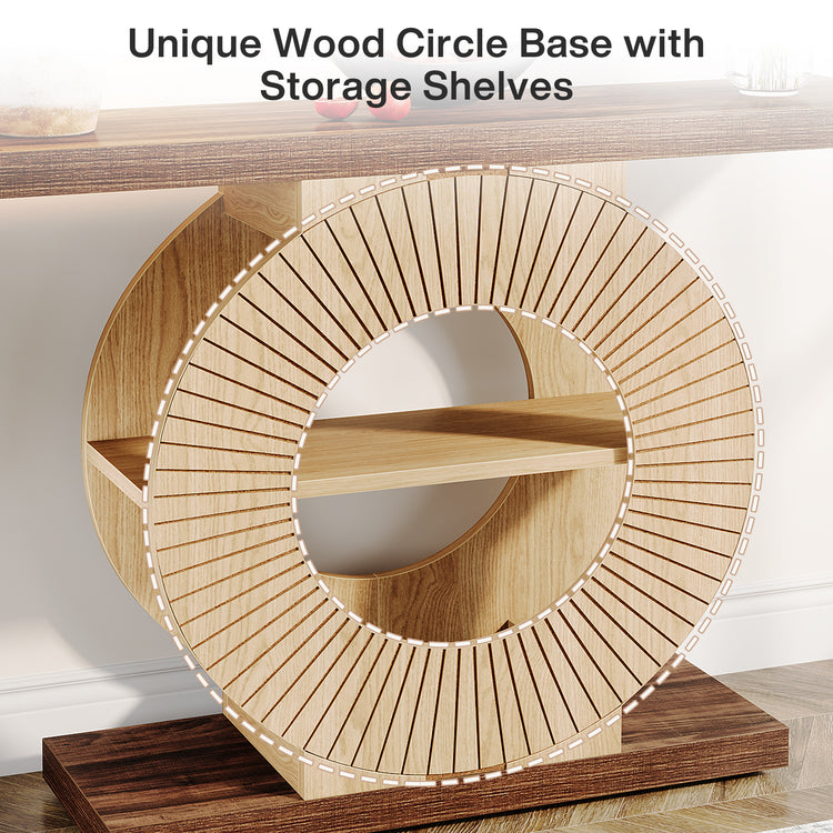 Elegant Wood Sofa Table