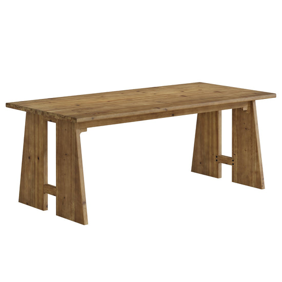 70.8" Conference Table, Wood Meeting Table with Reinforced Legs for 6-8