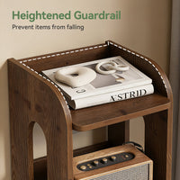 70.8" Wood Bookshelf, 6 Tier Narrow Bookcase with Open Storage Shelf