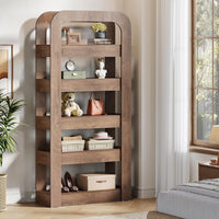 70.9" Bookshelf, 5-Tier Bookcase Storage Unit with Open Shelves