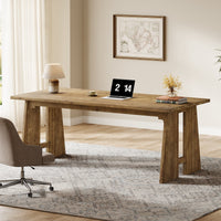 70.9" Executive Desk, Wood Office Computer Desk Conference Table