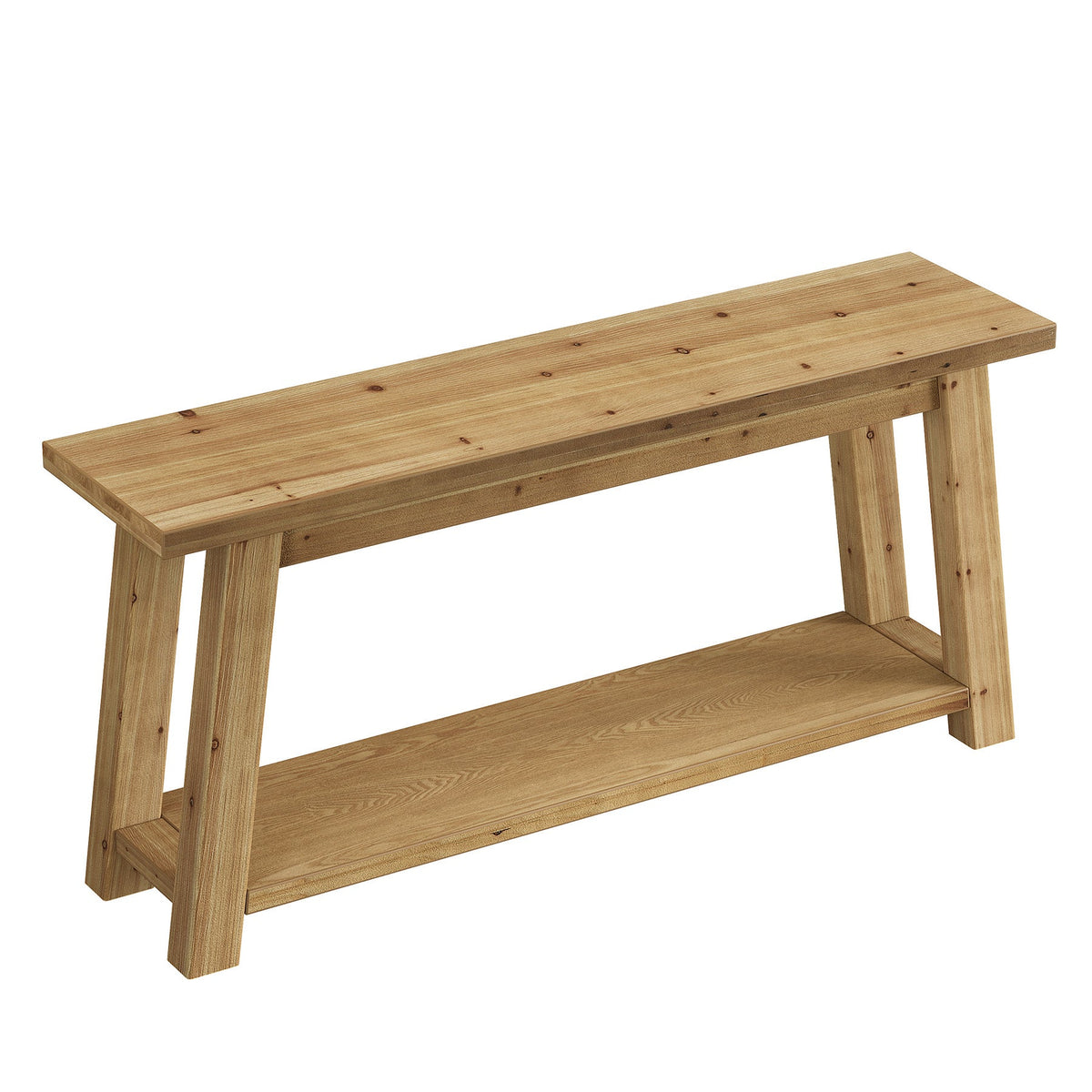 70.9" Solid Wood Console Table, Farmhouse Entryway Table for Living Room