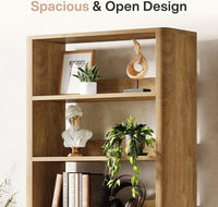 70.9" Tall Bookcase, 6-Tier Floor Standing Bookshelves with Storage Shelves