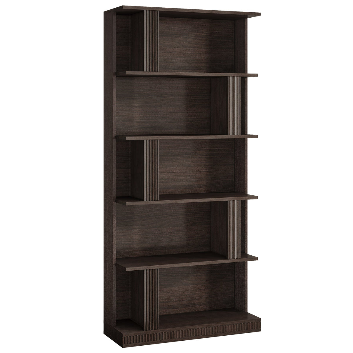70" Bookshelf, 5-Tier Modern Bookcase with Open Display Shelves