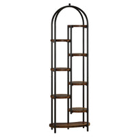 70" Tall Plant Stand Indoor, 8-Tier Arched Plant Shelf Corner Display Rack with Metal Frame