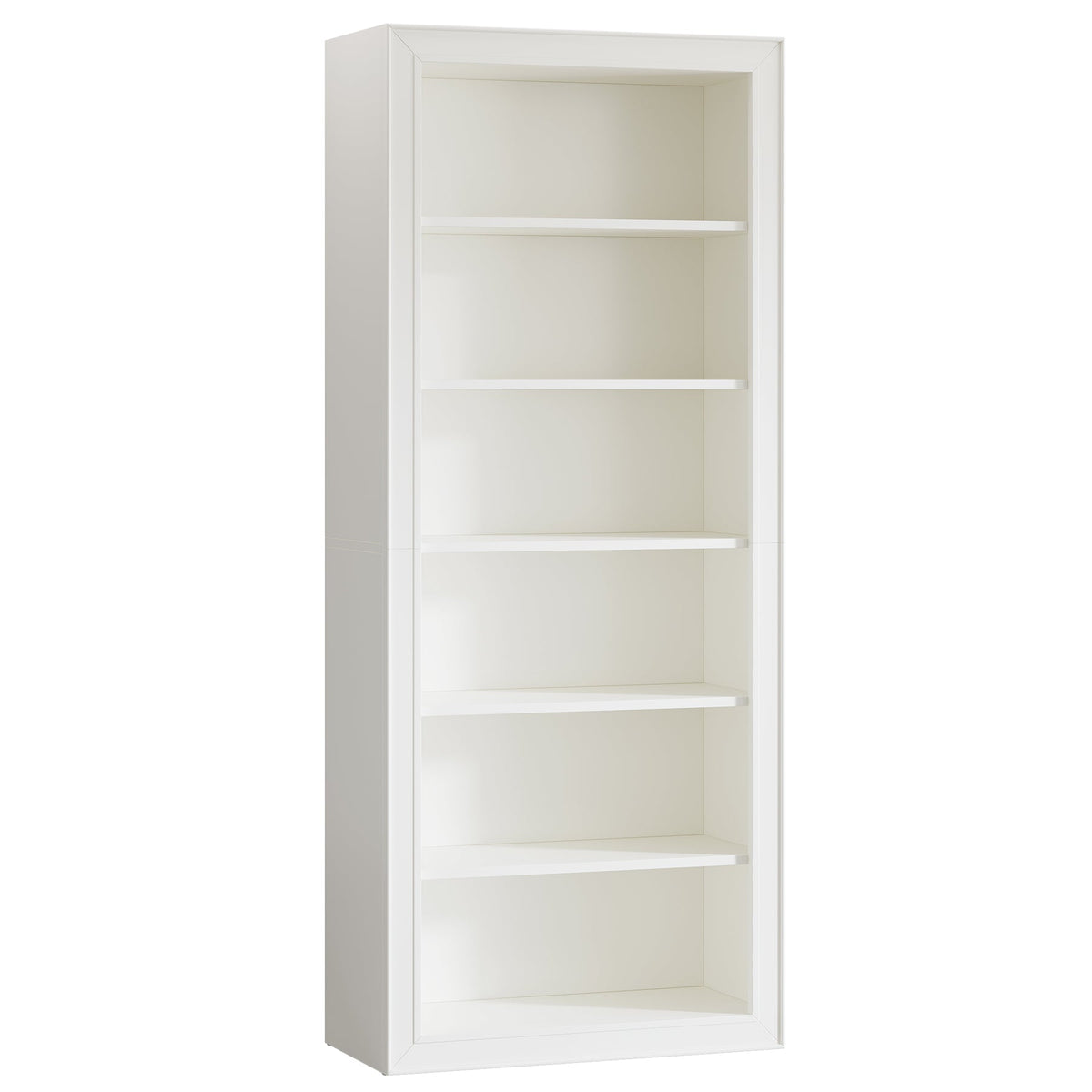 75" Bookcase, 6-Tier Modern Bookshelf Open Display Storage Shelves
