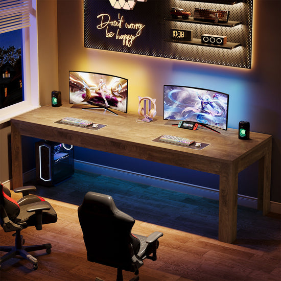 78.7" Executive Desk, 2-Person Desk Computer Office Desk Workstation