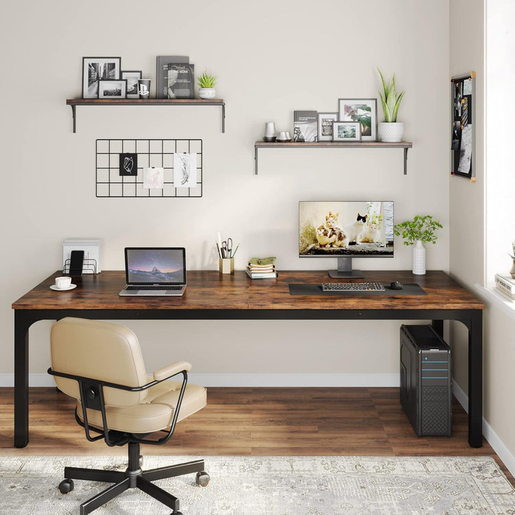 78.7" Extra Long Computer Desk, Rectangle Executive Desk Conference Table