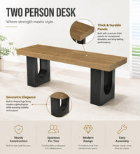 78.7" Extra Long Double Computer Desk, Modern Executive Desks for Home Office