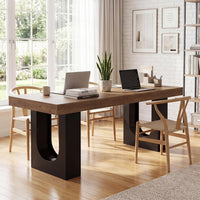 78.7" Extra Long Double Computer Desk, Modern Executive Desks for Home Office