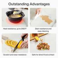 79" Rectangle Sintered Stone Dining Table for 8 Seaters, Stainless Steel Pedestal Tribesigns