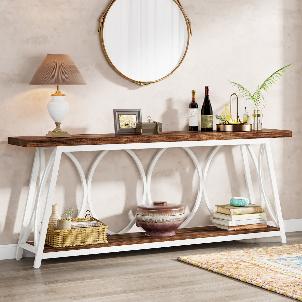 #Color_White & Brown