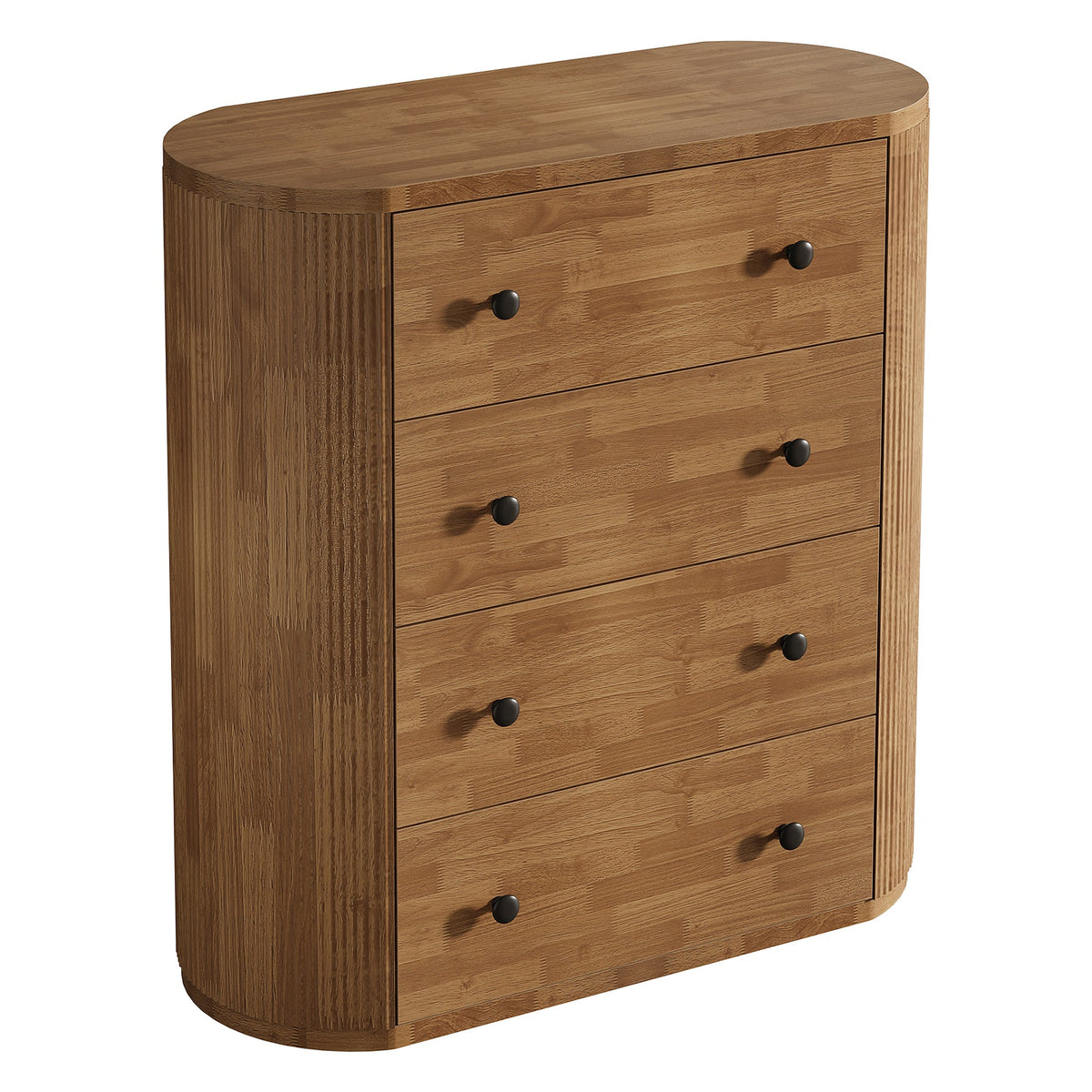4-Drawer Chest Dresser, 39.4" Wooden Storage Cabinet Organizer