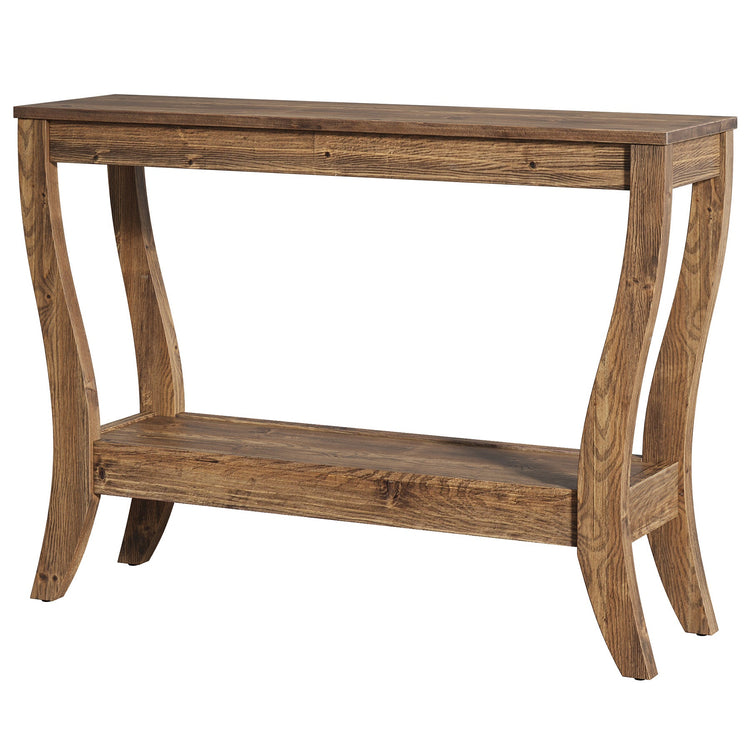 41.3" Solid Wood Console Table, Farmhouse Entryway Table With Storage