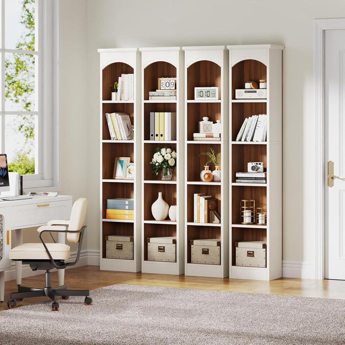 #Color_Walnut & White