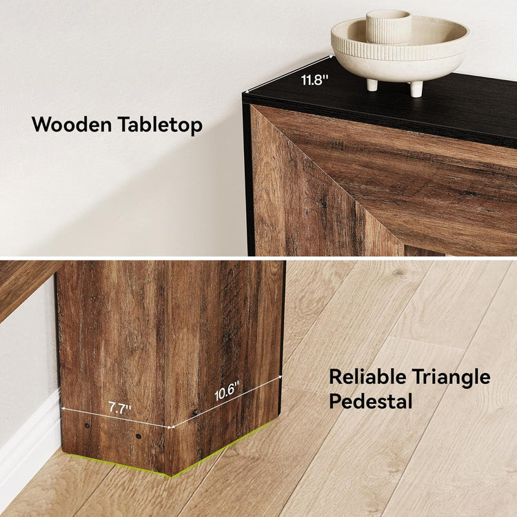 #Color_Rustic Brown & Black