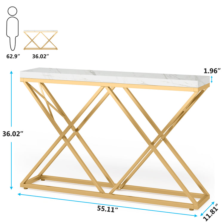 Gold Console table