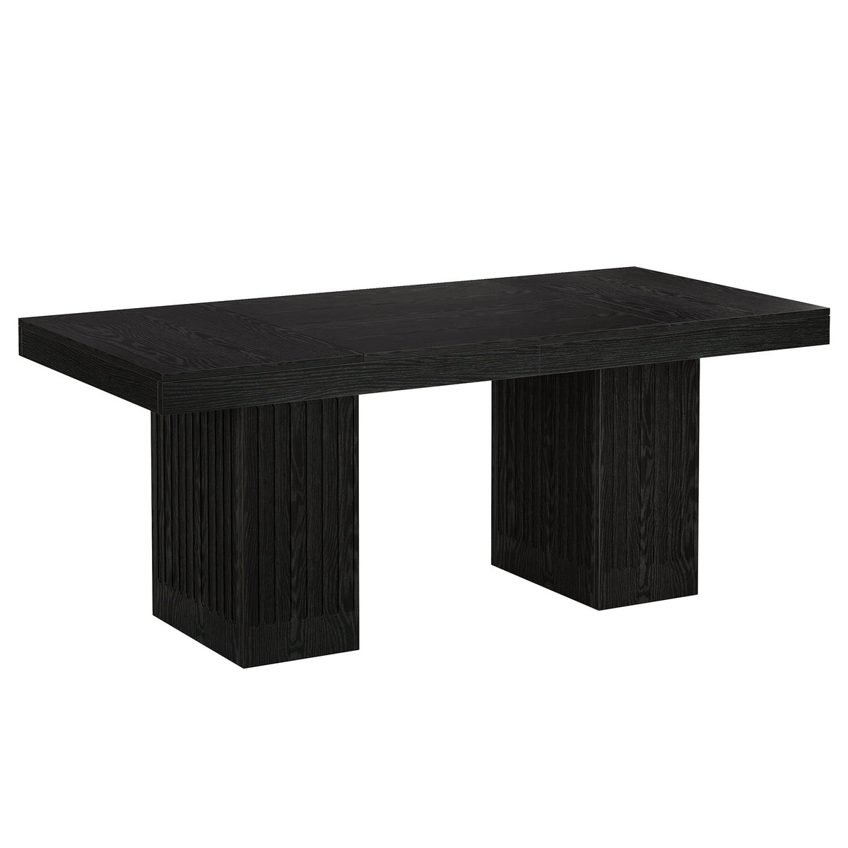 63" Executive Desk, Modern Office Computer Desk with Double Pedestal