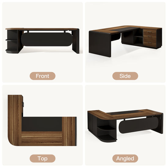 #Color_Light Walnut & Black