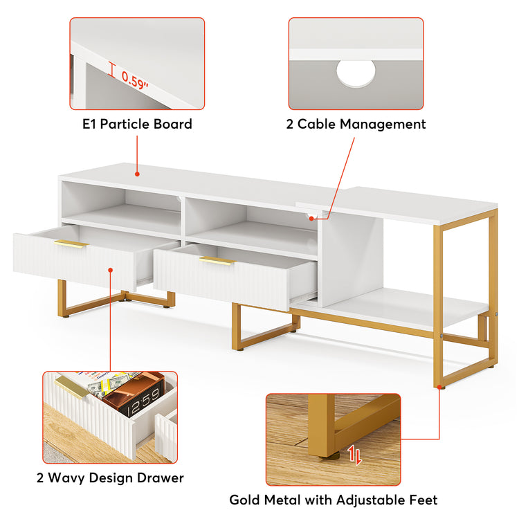 Gold TV Stand