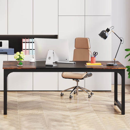 Simple Conference Table, Rectangular Meeting Table Computer Desk