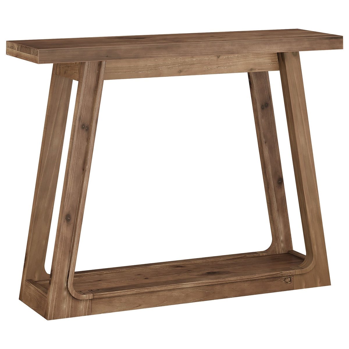 41" Solid Wood Console Table, 2-Tier Entryway Sofa Table for Living Room, Hallway