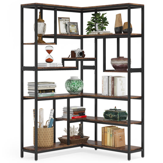 6-Tier Corner Bookshelf