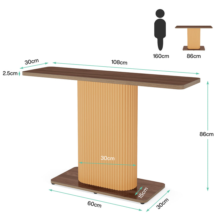 Wood Foyer Table