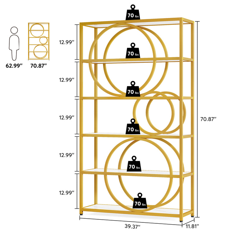 Chic Circular Bookcase Design