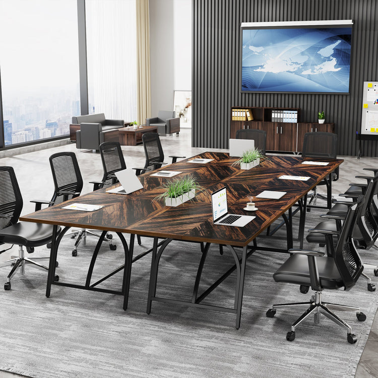 70.86" Executive Desk, 6FT Conference Meeting Table for 6-8 People Tribesigns