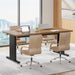 6FT Conference Table, 62.99” Rectangular Meeting Table Boardroom Desk Tribesigns