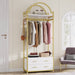 Freestanding Closet Organizer, Modern Garment Rack with Drawers & Shelves Tribesigns