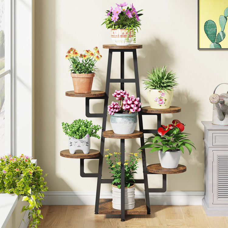 Plant Stand, 7 Tier Plant Pots Holder Rack Flower Stand Shelf Tribesigns