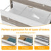 3-Drawer File Cabinet, Wood Filing Organization Storage Cabinet Tribesigns