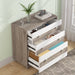 3-Drawer File Cabinet, Wood Filing Organization Storage Cabinet Tribesigns