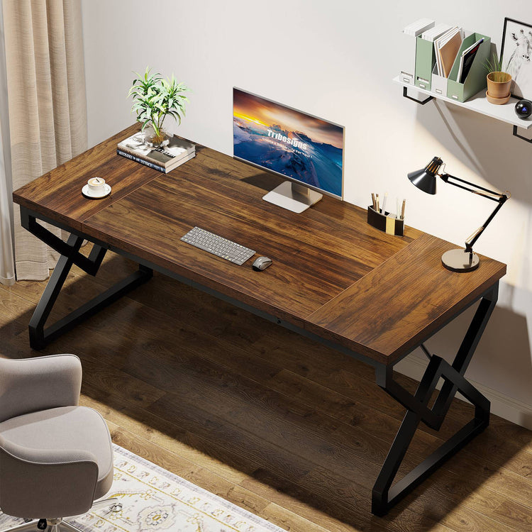 Tribesigns Executive Desk, 63” Large Computer Desk for Home Office Tribesigns