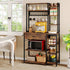 Kitchen Baker's Rack, 70.9" Kitchen Storage Shelf with Drawer & Hutch Tribesigns