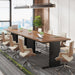 6FT Conference Table, 62.99” Rectangular Meeting Table Boardroom Desk Tribesigns