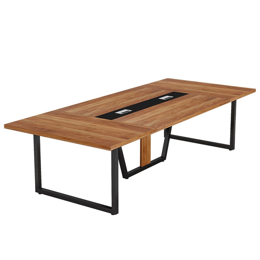 8FT Conference Table, 94.49" Large Meeting Table for 10 People Tribesigns