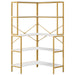 5-Tier Corner Bookshelf, 67" Tall L-Shaped Bookcase Display Organizer Tribesigns