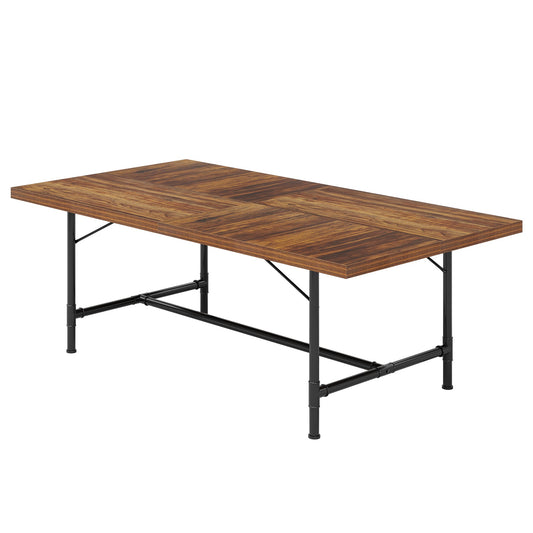 6FT Conference Table, 70.8" Rectangle Training Table Boardroom Desk Tribesigns