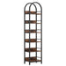Tribesigns Bookshelf, 6-Tier Open Bookcase 78.7" Arched Display Shelf Tribesigns