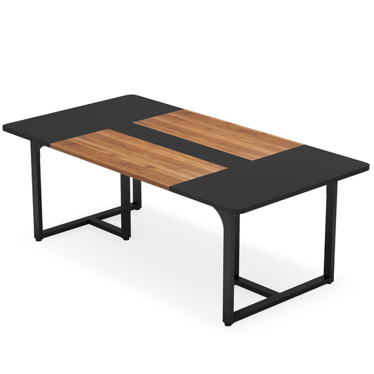 Tribesigns Conference Table, 6FT Rectangle Meeting Table for 8 People Tribesigns