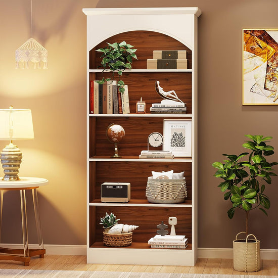 Tribesigns Tribesigns Bookcase, 70.9" Tall Bookshelf with 5-Tier Storage Shelves