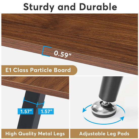 Tribesigns 6FT Conference Table, Rectangular Meeting Room Seminar Table Tribesigns