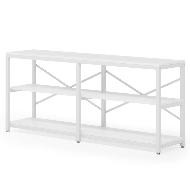 Console Table, 70.9 inch Long Sofa Table with Storage Shelves Tribesigns