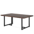 Farmhouse Dining Table, Industrial Rectangular Kitchen Table for 4-6 People Tribesigns
