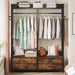Freestanding Closet Organizer, Garment Rack with Drawers & Shelves Tribesigns